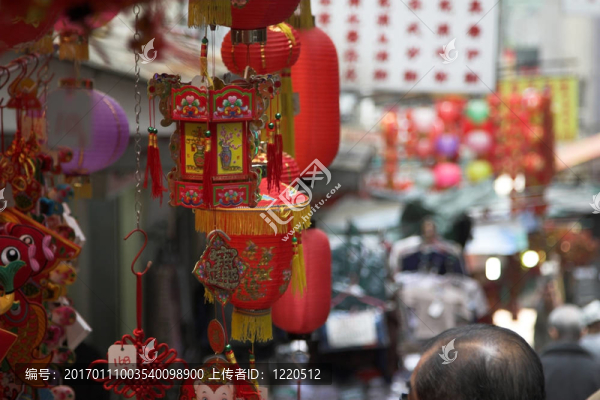 中國的新年燈籠