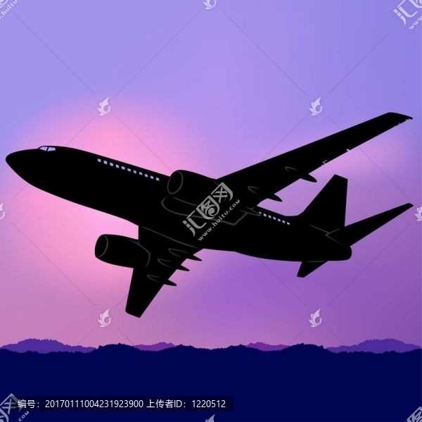 飛機(jī)的輪廓