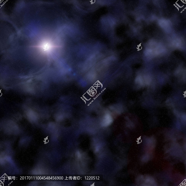 深暗的天空