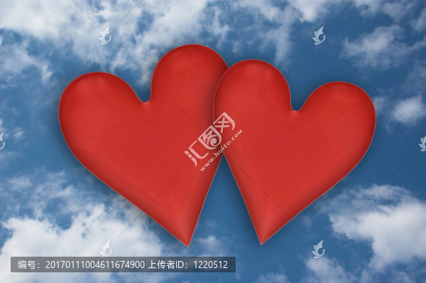 天空中的兩顆心