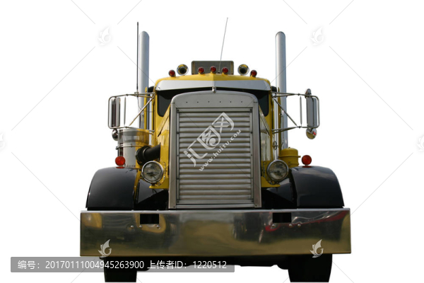 Truck,Yello的前面