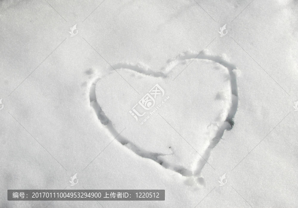 雪的心