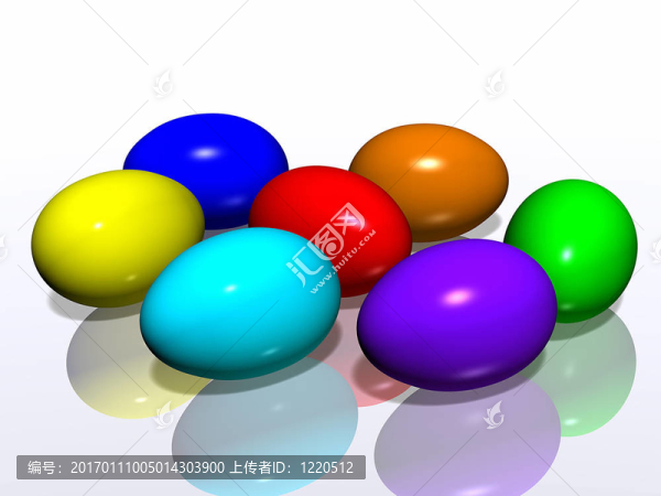 復(fù)活節(jié)彩蛋。彩虹