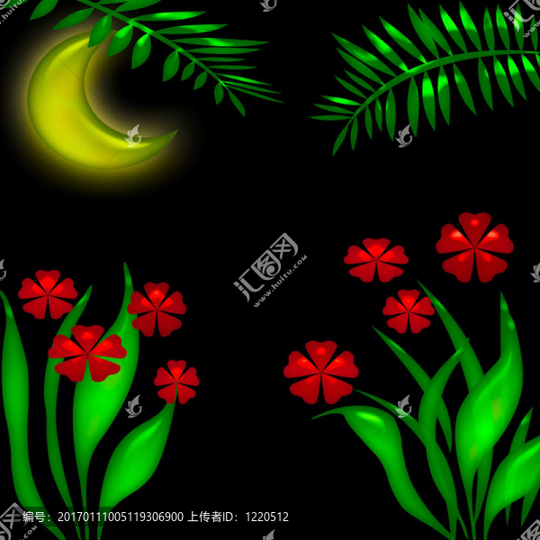 熱帶的夜晚