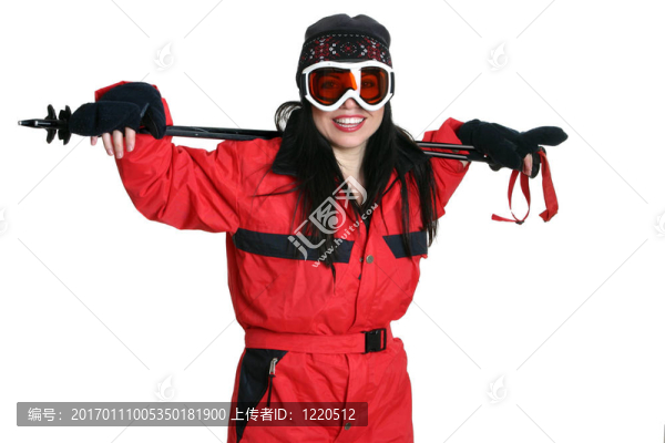 滑雪齒輪的女人-匯圖網(wǎng) www.fosd68.com 滑雪齒輪的女人