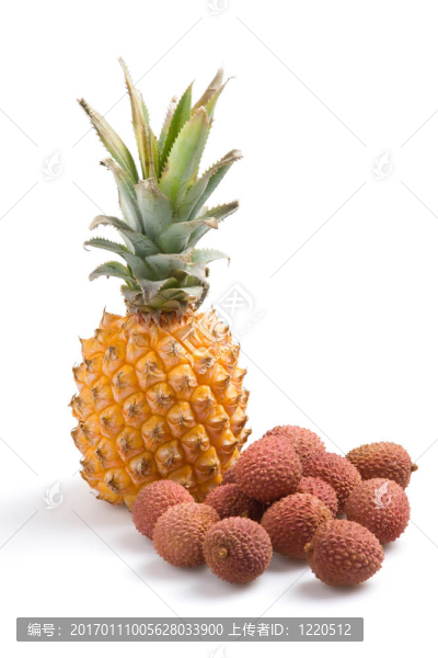 菠蘿和荔枝
