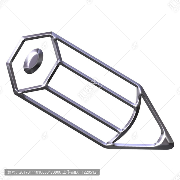 三維銀鉛筆