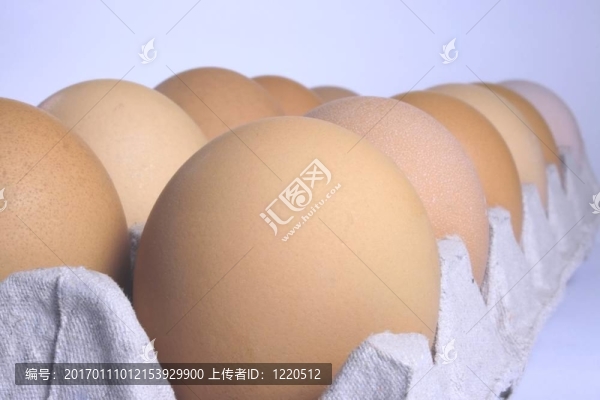 排成一排的蛋
