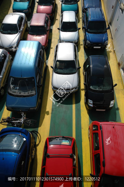 汽車從上面