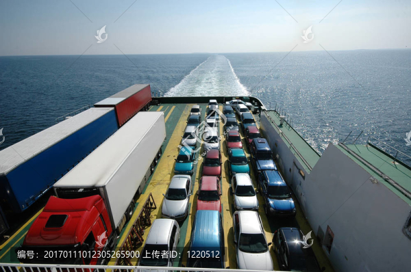 帆船的汽車
