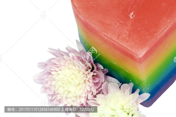 蠟燭和鮮花