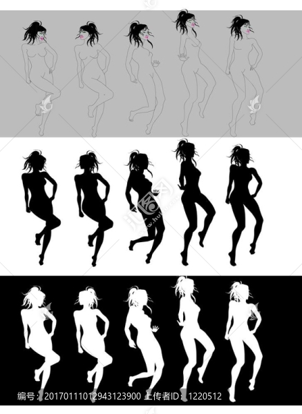 跳舞的女孩序列