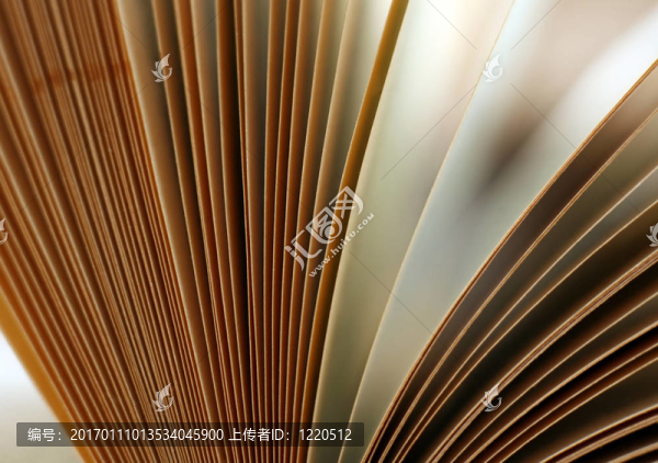 打開的書