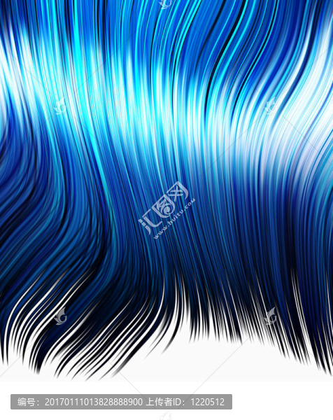 藍(lán)色的頭發(fā)-匯圖網(wǎng) www.fosd68.com 藍(lán)色的頭發(fā)