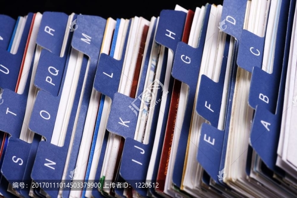 桌面名片索引架