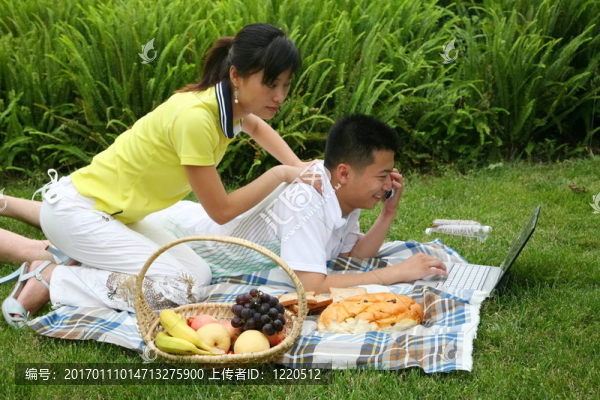 休閑的一天