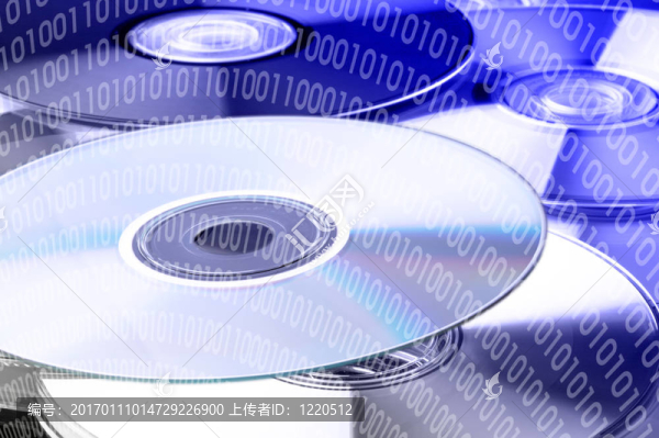 在光盤上的二進(jìn)制代碼