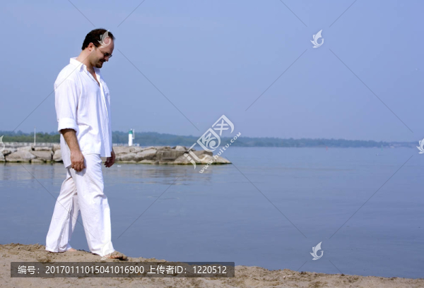 海灘上的人