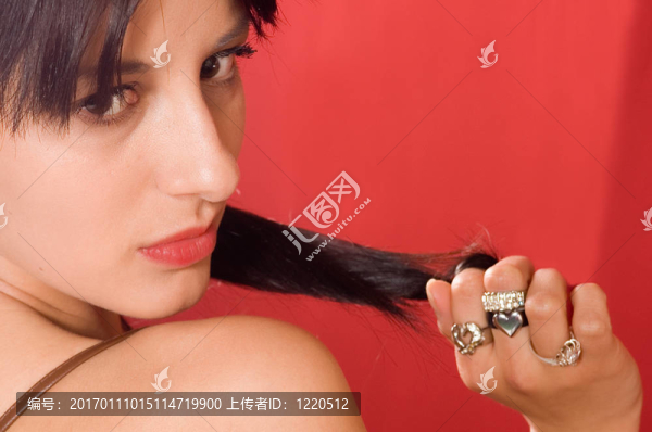 肖像的黑發(fā)