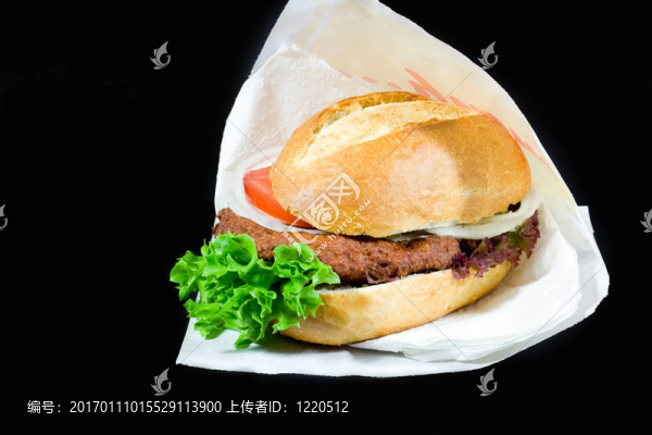魚餅三明治