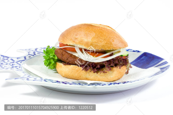 魚餅三明治