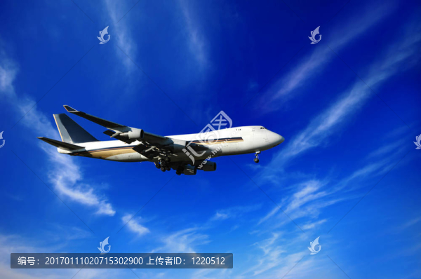 大型客機(jī)和藍(lán)天