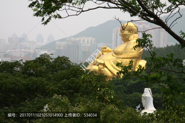彌勒佛,觀世音,佛教塑像