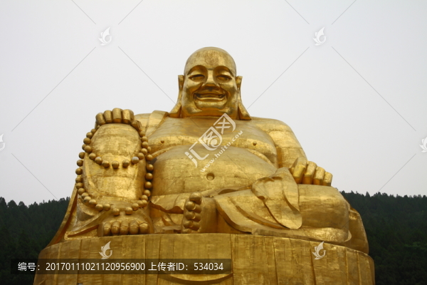 彌勒佛塑像,彌勒佛金身塑像