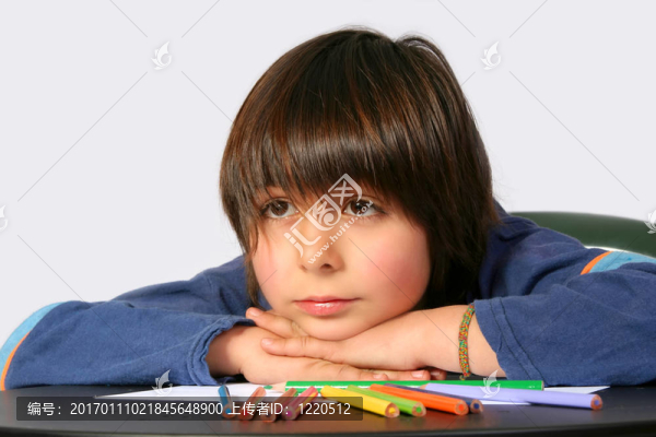 男孩畫