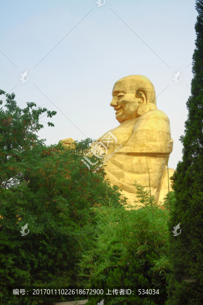 彌勒佛金身塑像,彌勒佛