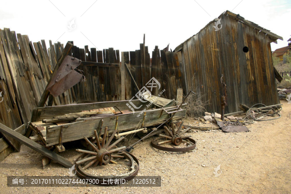 破舊的貨車