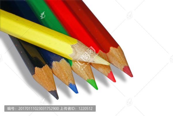 五顏六色的蠟筆