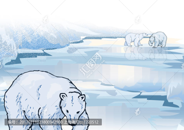 冰上的北極熊12