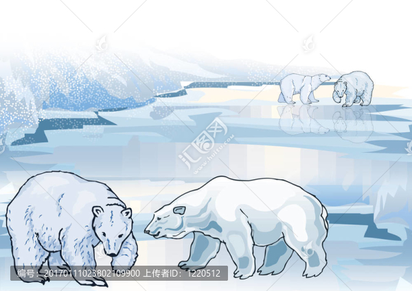 冰上的北極熊3