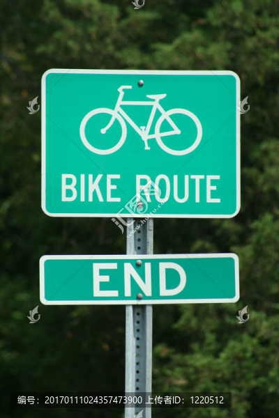 自行車路線標(biāo)志