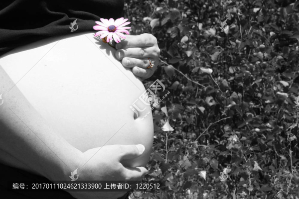 懷孕的女人