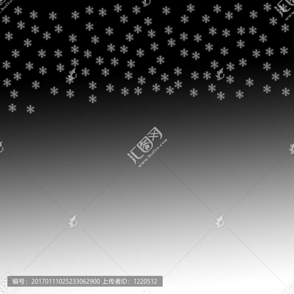 背景的雪花