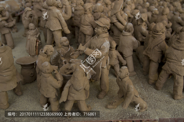 捏糖人,關(guān)中泥塑