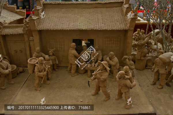 陜南建筑,泥塑