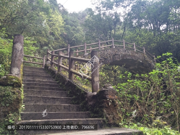 景點,小橋,風景,拱橋,青城