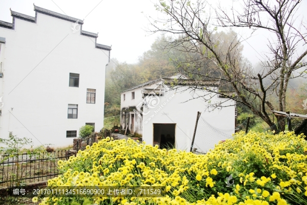 皖南農(nóng)家民居馬頭墻