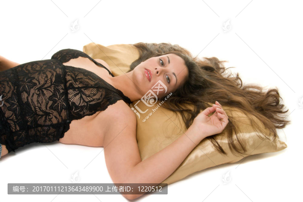 性感的女人躺下來6