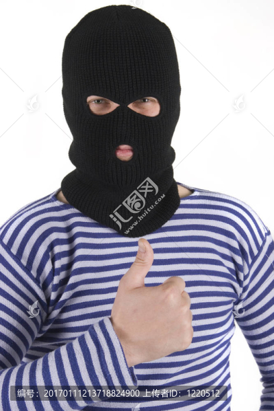 匪徒；豎起大拇指