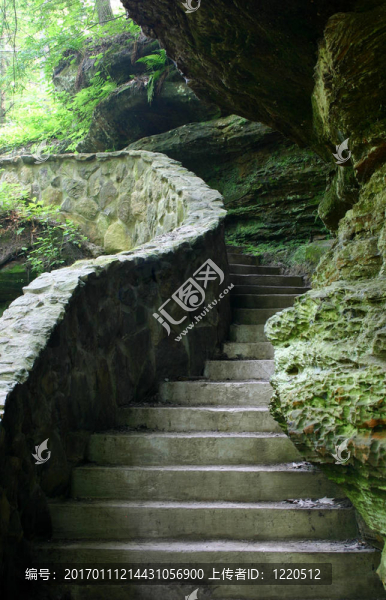石階的場(chǎng)景
