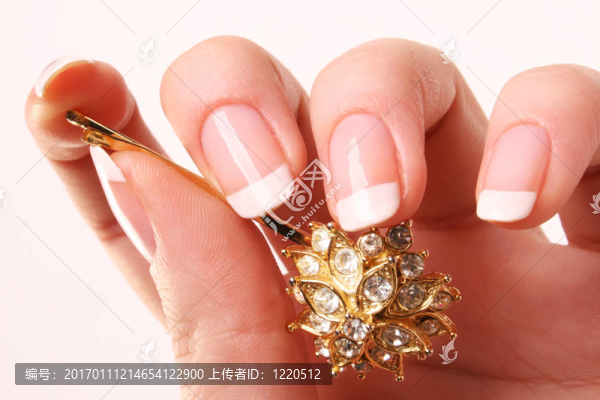 法式美甲和海