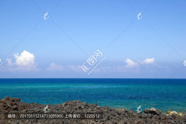 夏威夷火山海灘