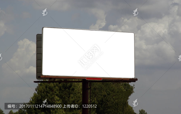 空白廣告牌