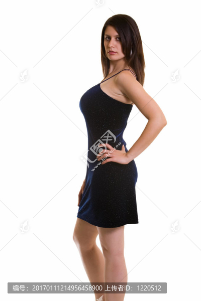 迷你裙的女人