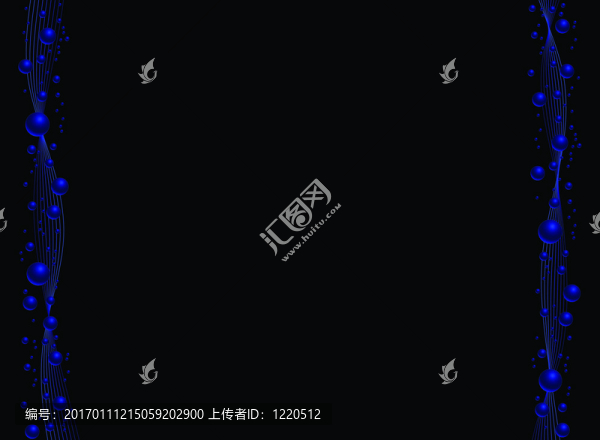 藍(lán)色泡泡的背景