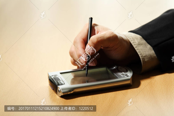 工作的商人